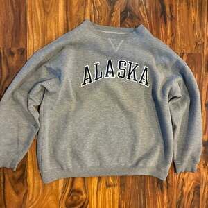 Vintage Polar Alaska Sweatshirt XXL Size but Fit to XL Size Grey Colour - ,